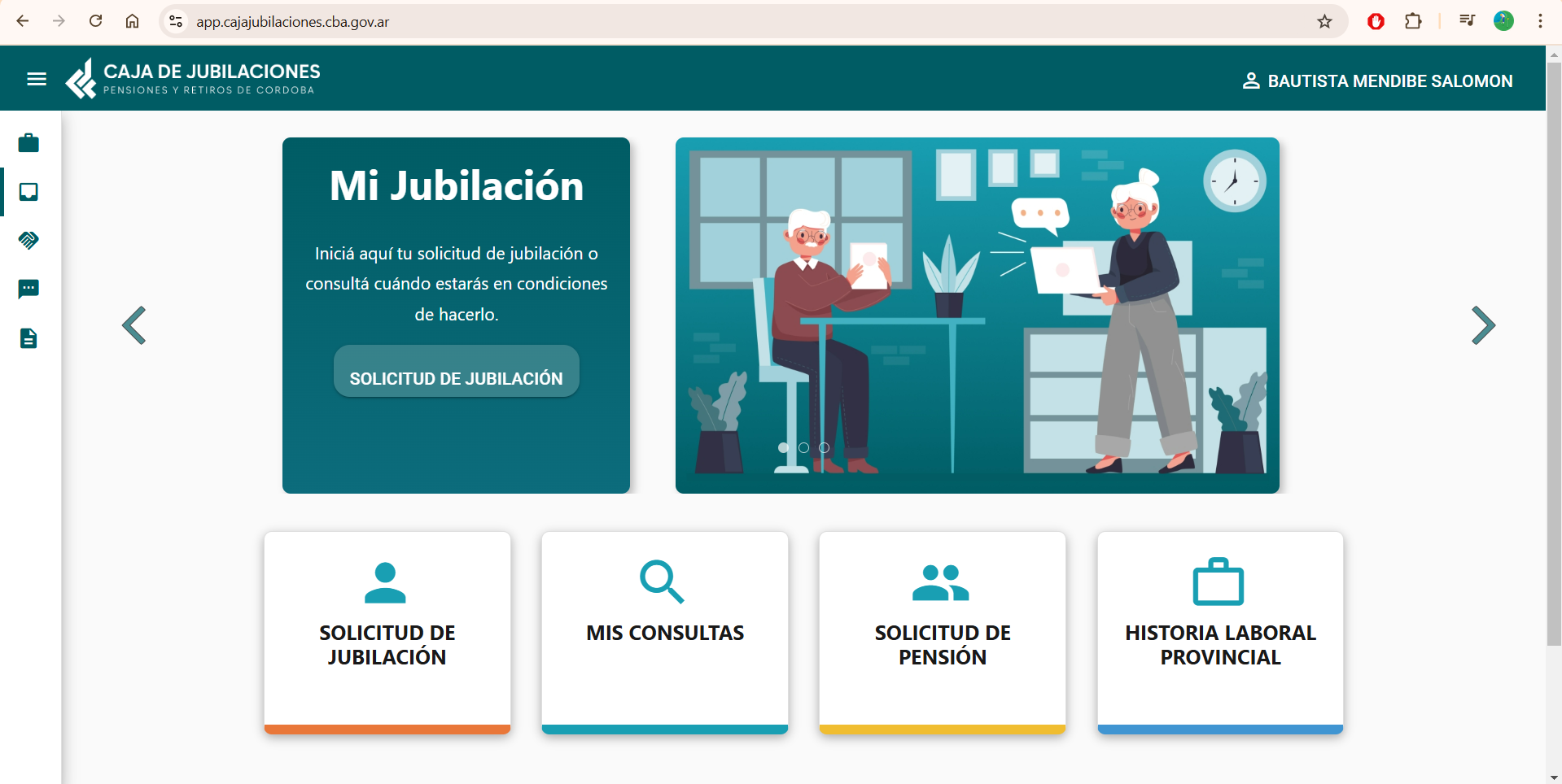 Caja de Pensión y Jubilaciones - CIDI - Gobierno de Córdoba